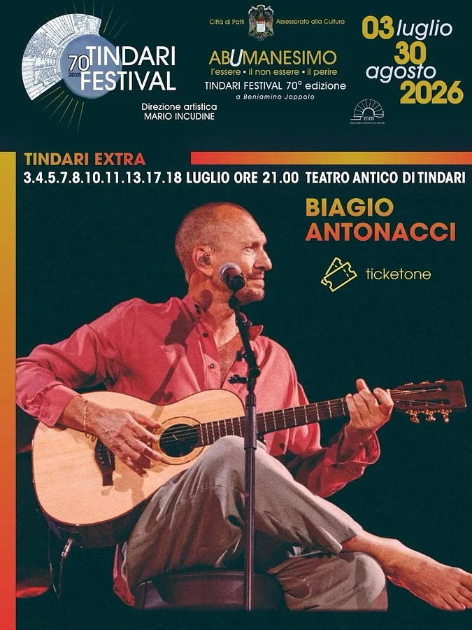 Biagio Antonacci Unplugged 2026 | Tindari Festival